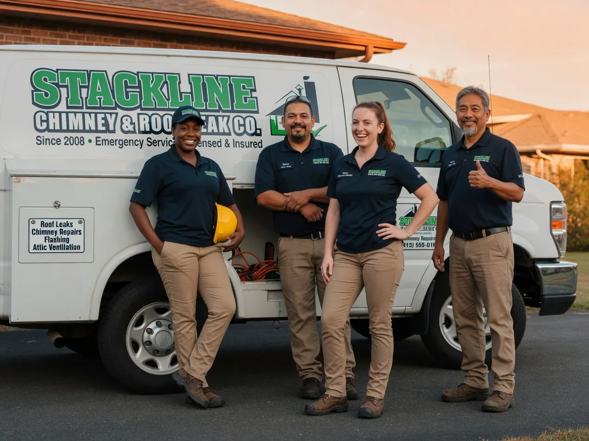 Chimney flashing repair company in Muenster, TX